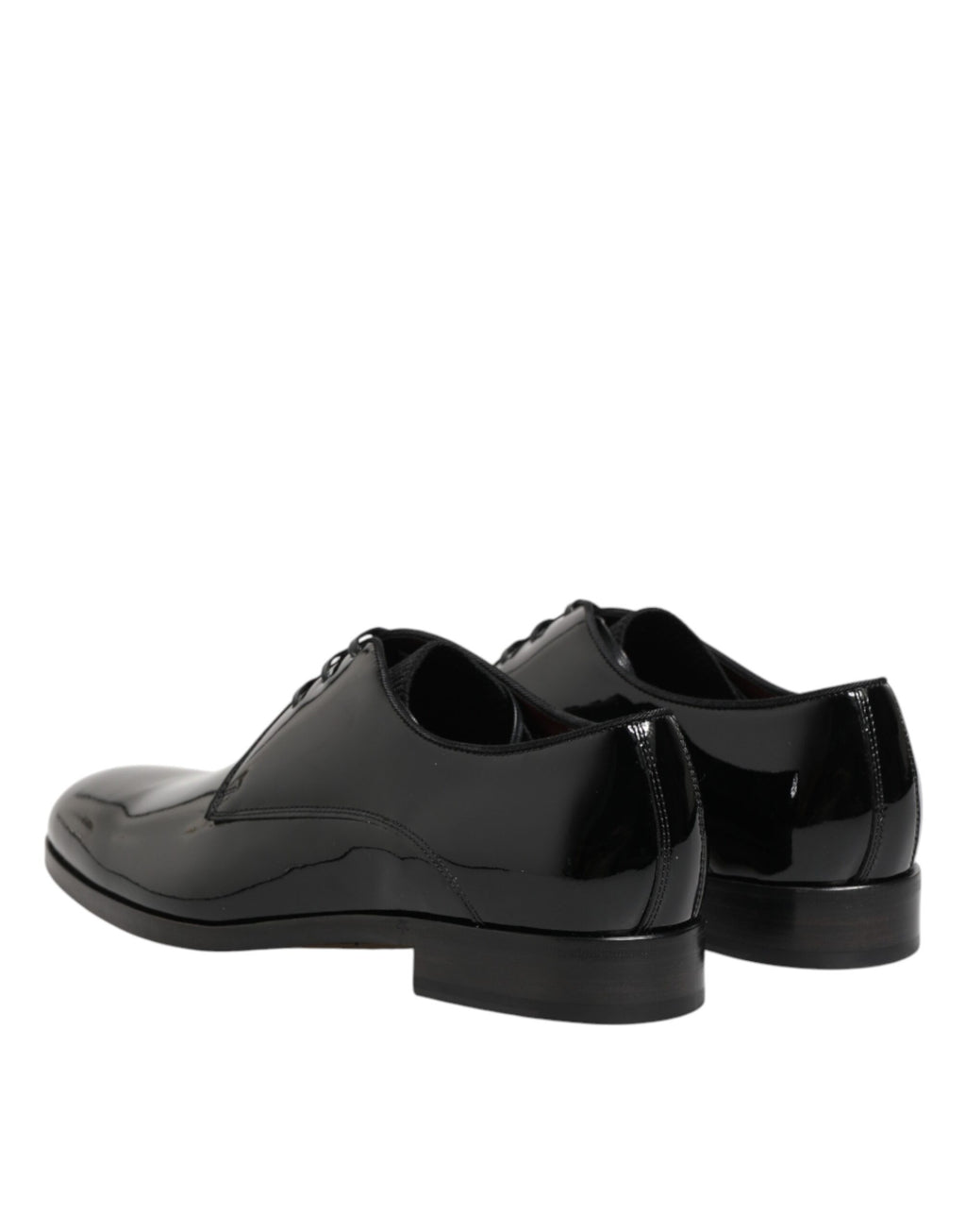 Dolce & Gabbana Schwarze Derby-Schnürschuhe aus Kalbsleder