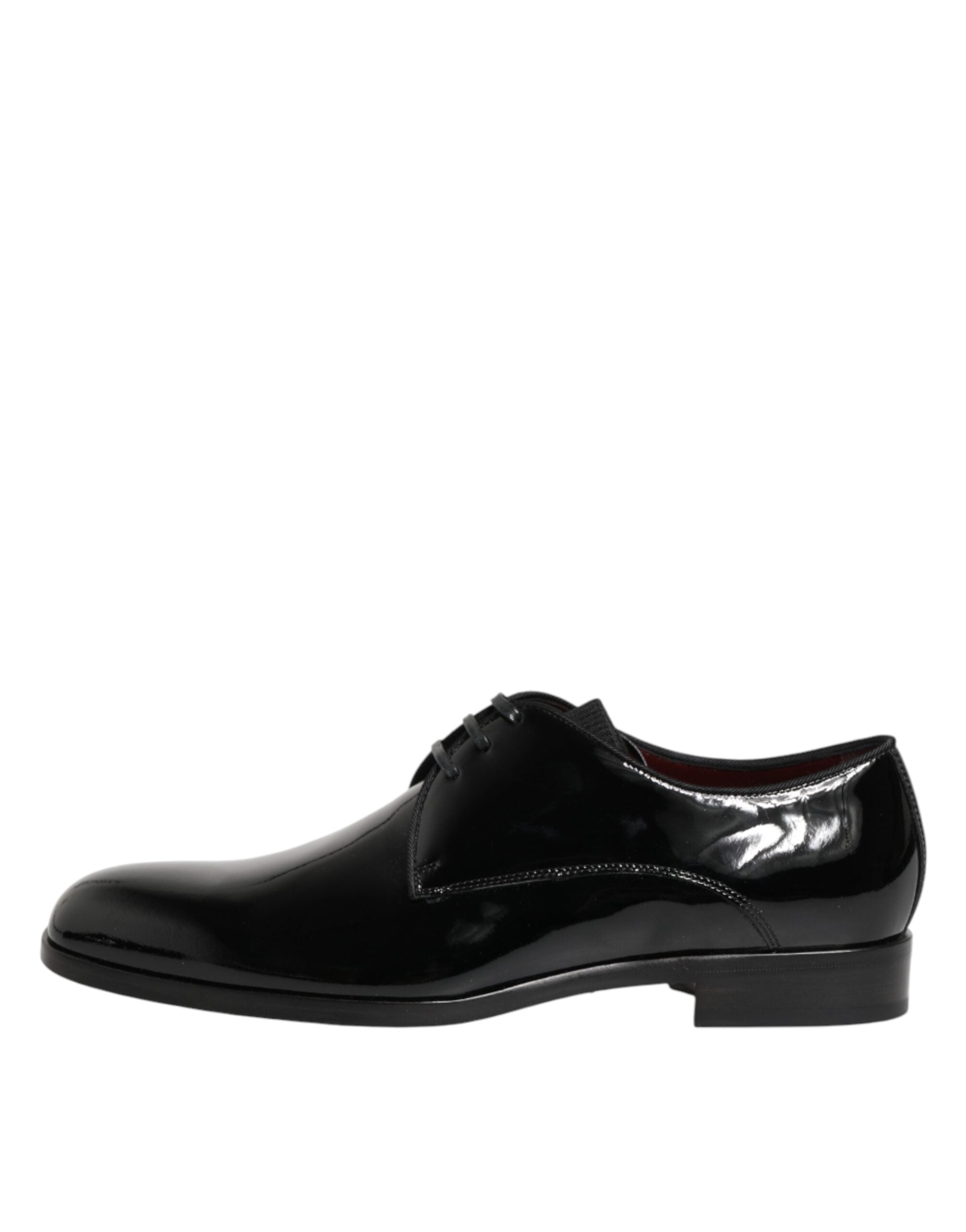 Dolce & Gabbana Schwarze Derby-Schnürschuhe aus Kalbsleder