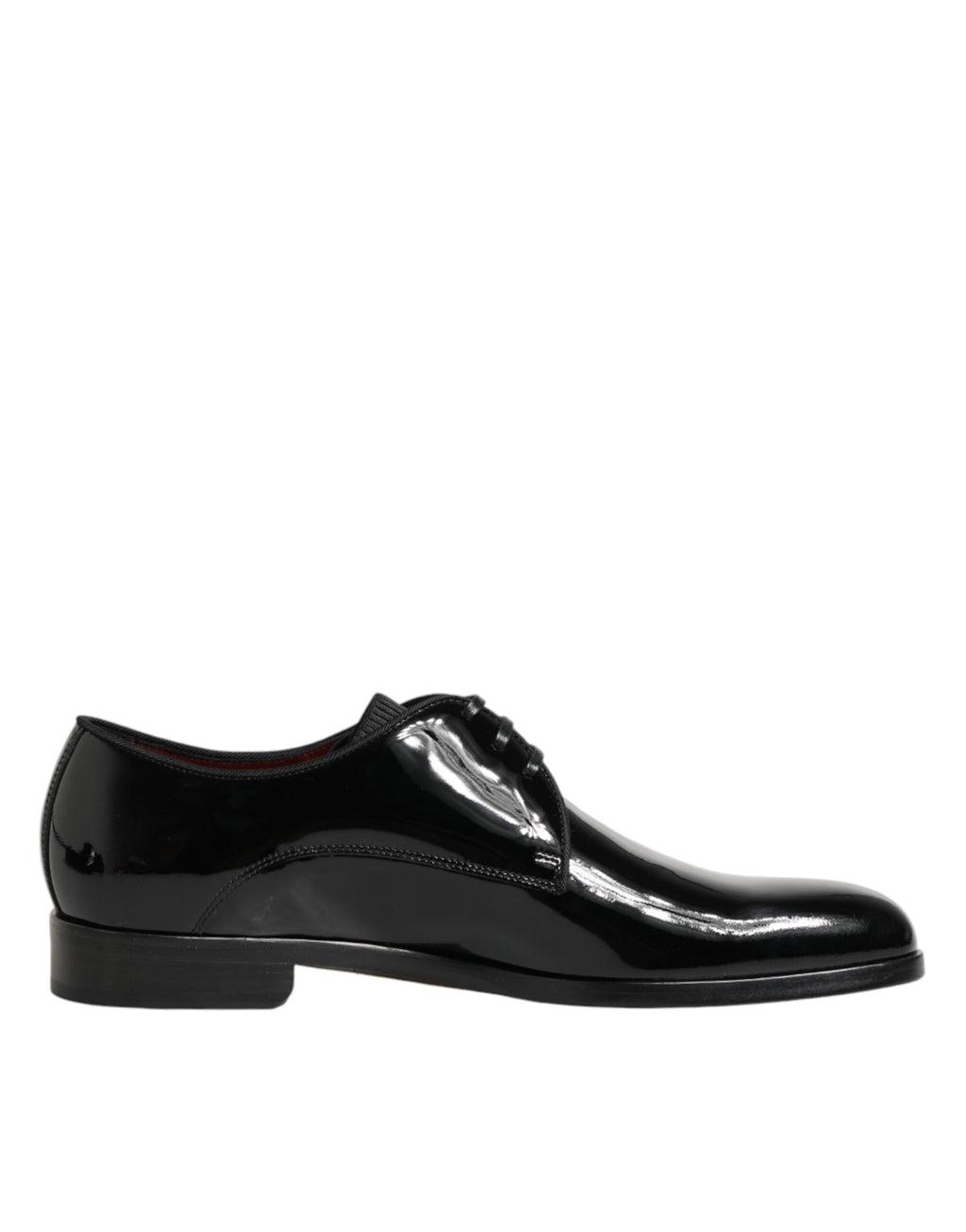 Dolce & Gabbana Schwarze Derby-Schnürschuhe aus Kalbsleder