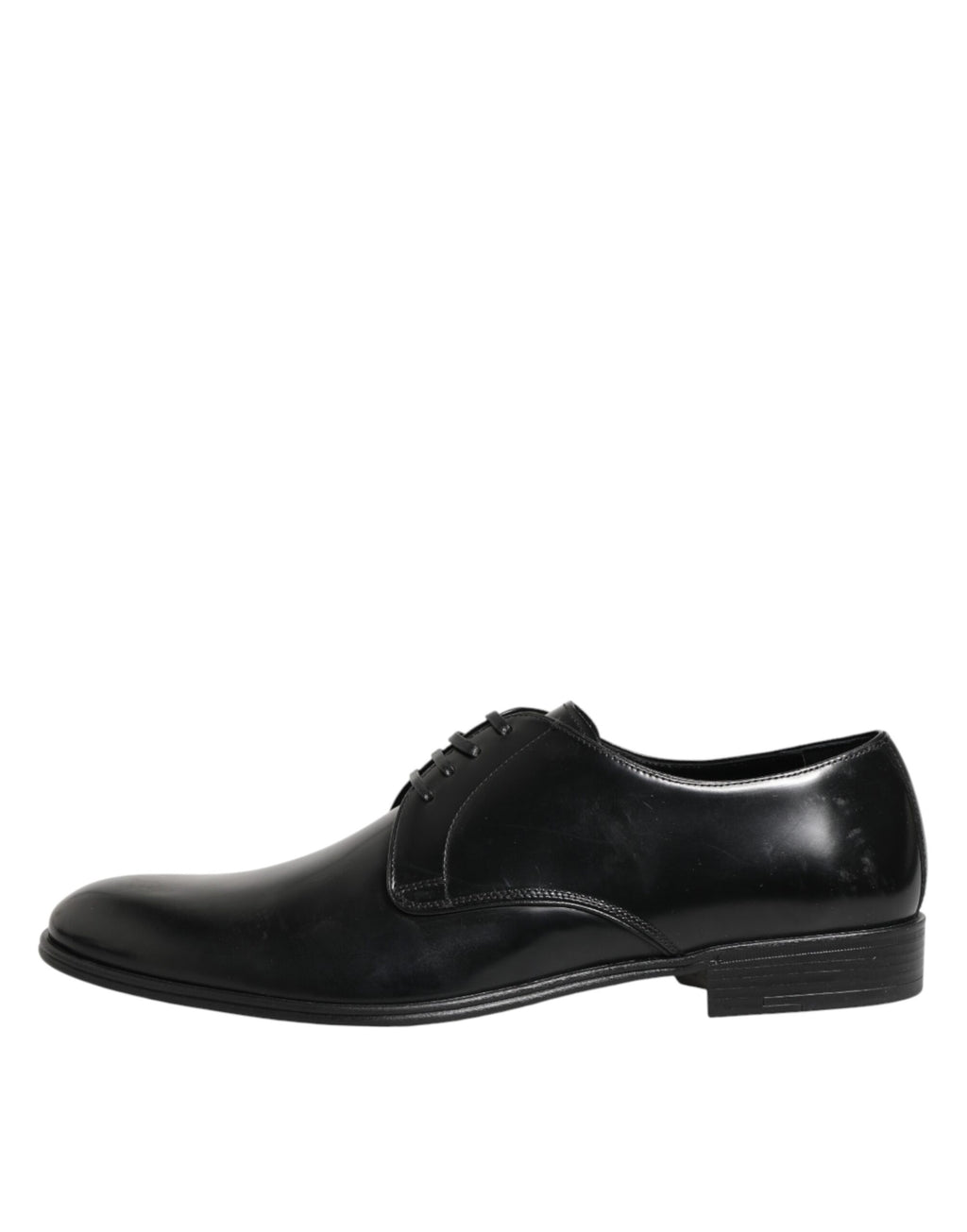 Dolce & Gabbana Schwarze Derby-Schnürschuhe aus Kalbsleder
