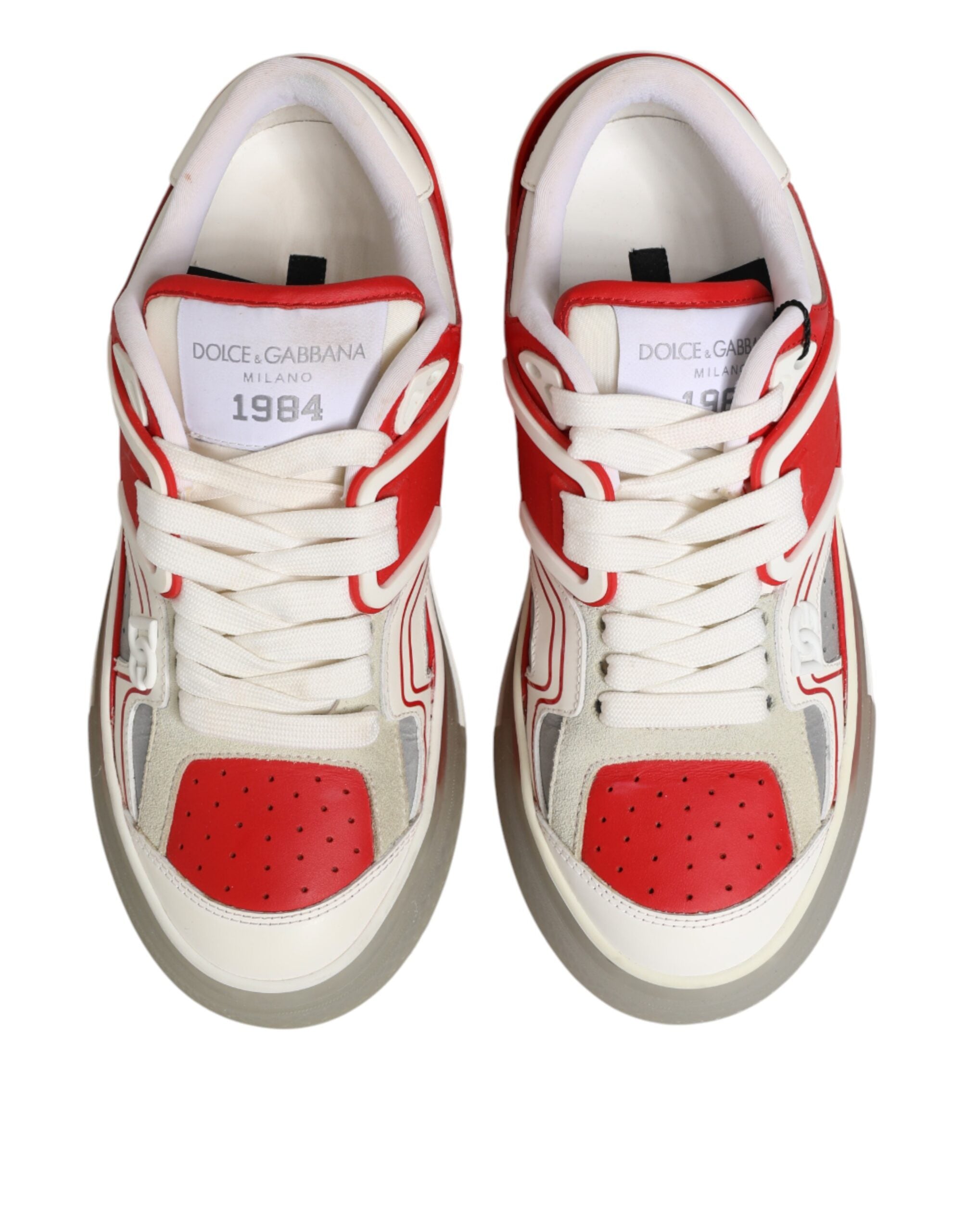 Dolce & Gabbana Mehrfarbige Leder-Custom 2.Zero Sneakers