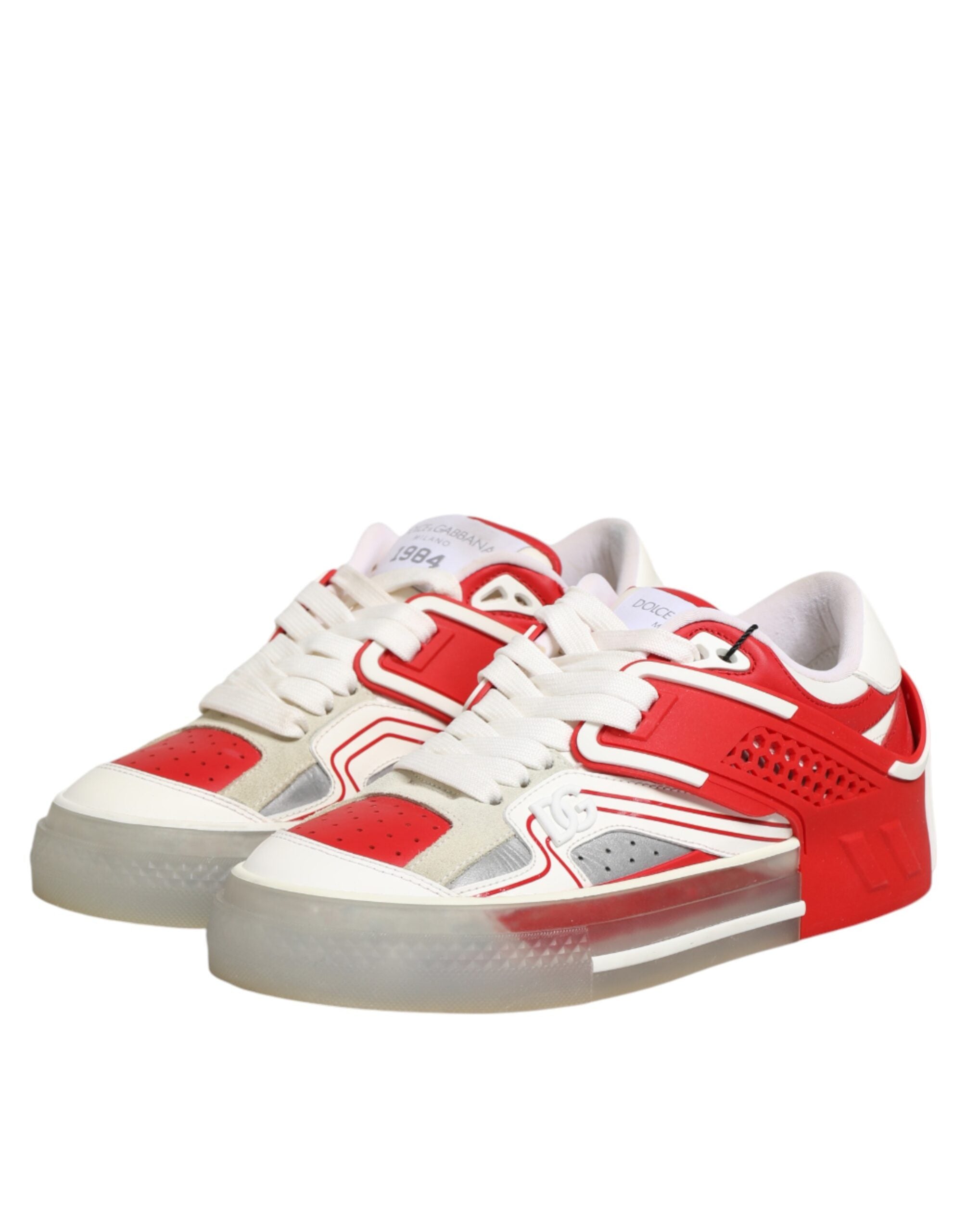 Dolce & Gabbana Mehrfarbige Leder-Custom 2.Zero Sneakers