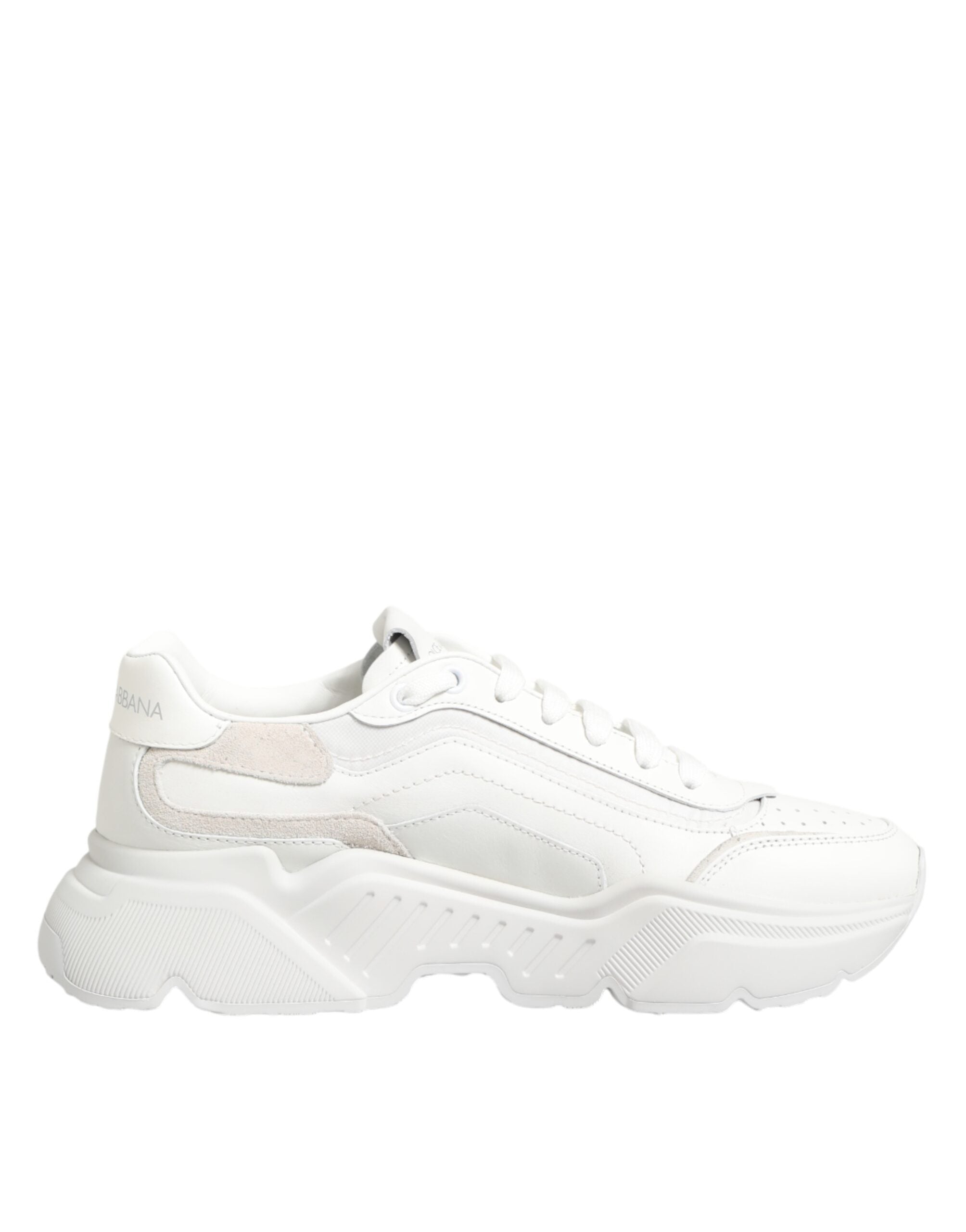 Dolce & Gabbana Weiße Leder-Daymaster Low-Top Sneakers