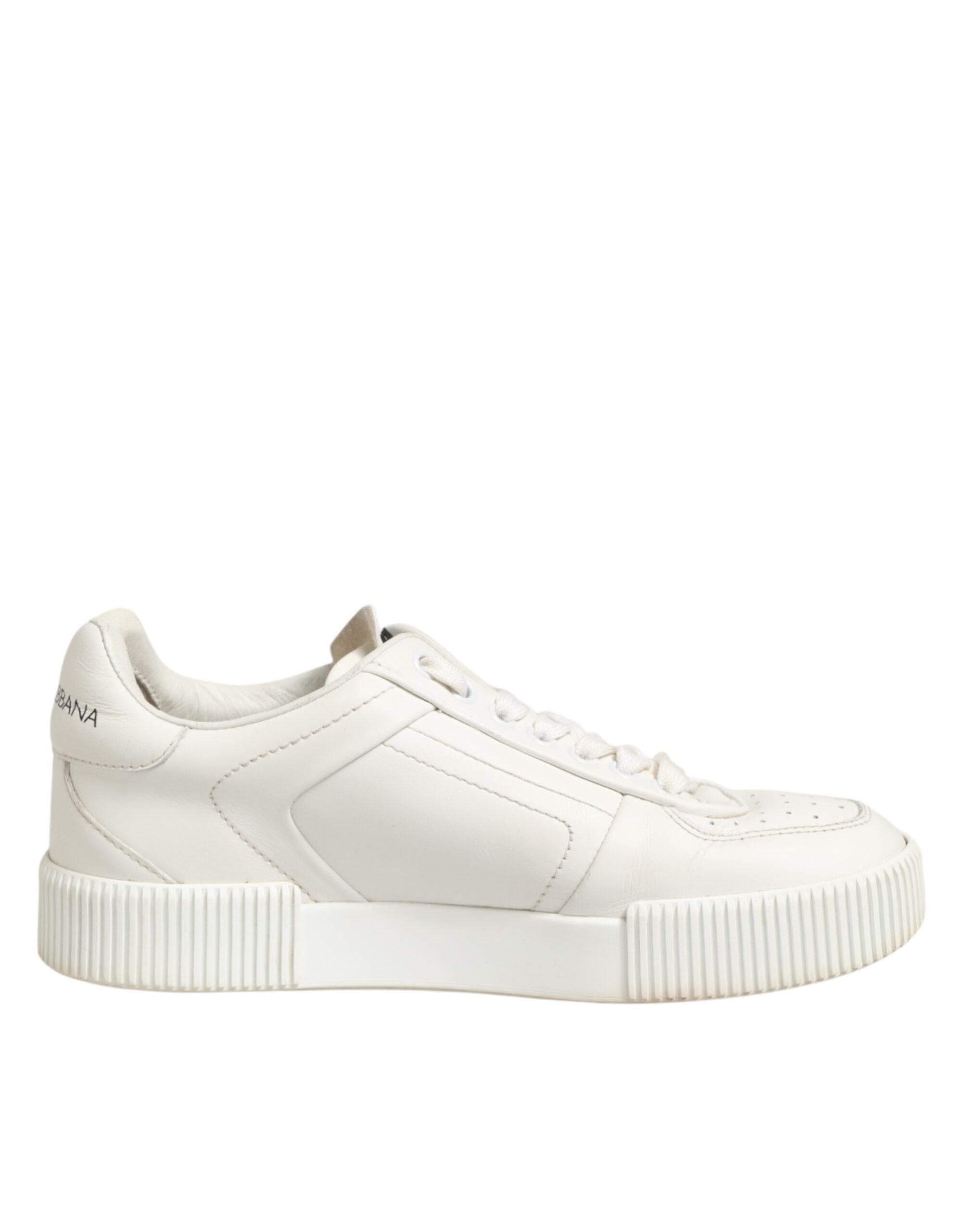 Dolce & Gabbana Weiße Leder-Sneakers MIAMI