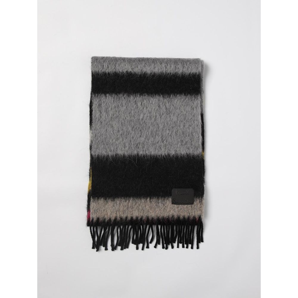 Paul Smith Grauer Wollschal