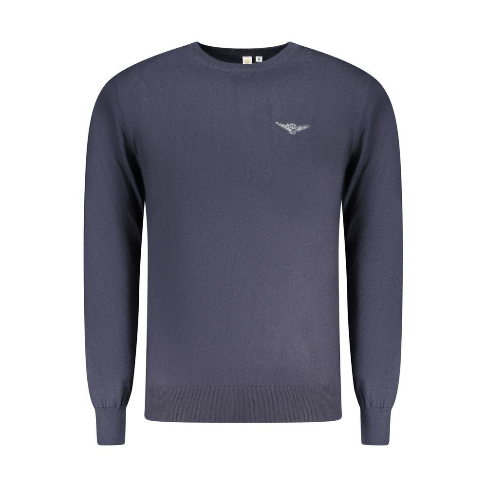 Accademia Militare Blauer Baumwoll-Pullover