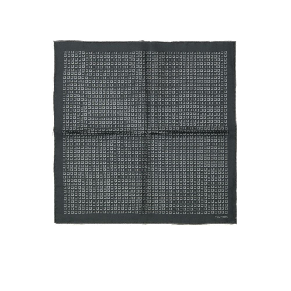 Tom Ford Grüne Seiden-Clutch