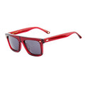 Belstaff Sonnenbrille aus Acetat in Rot
