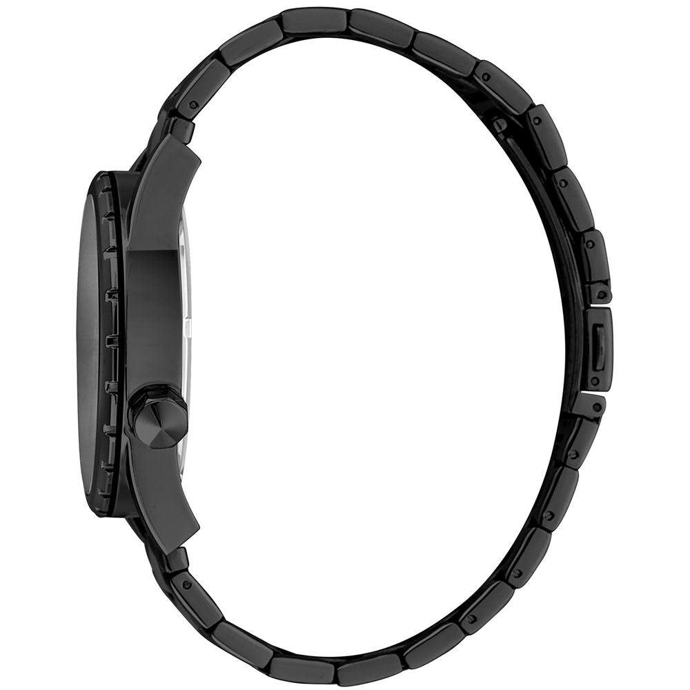 Just Cavalli Schwarze Edelstahl-Dress-Watch