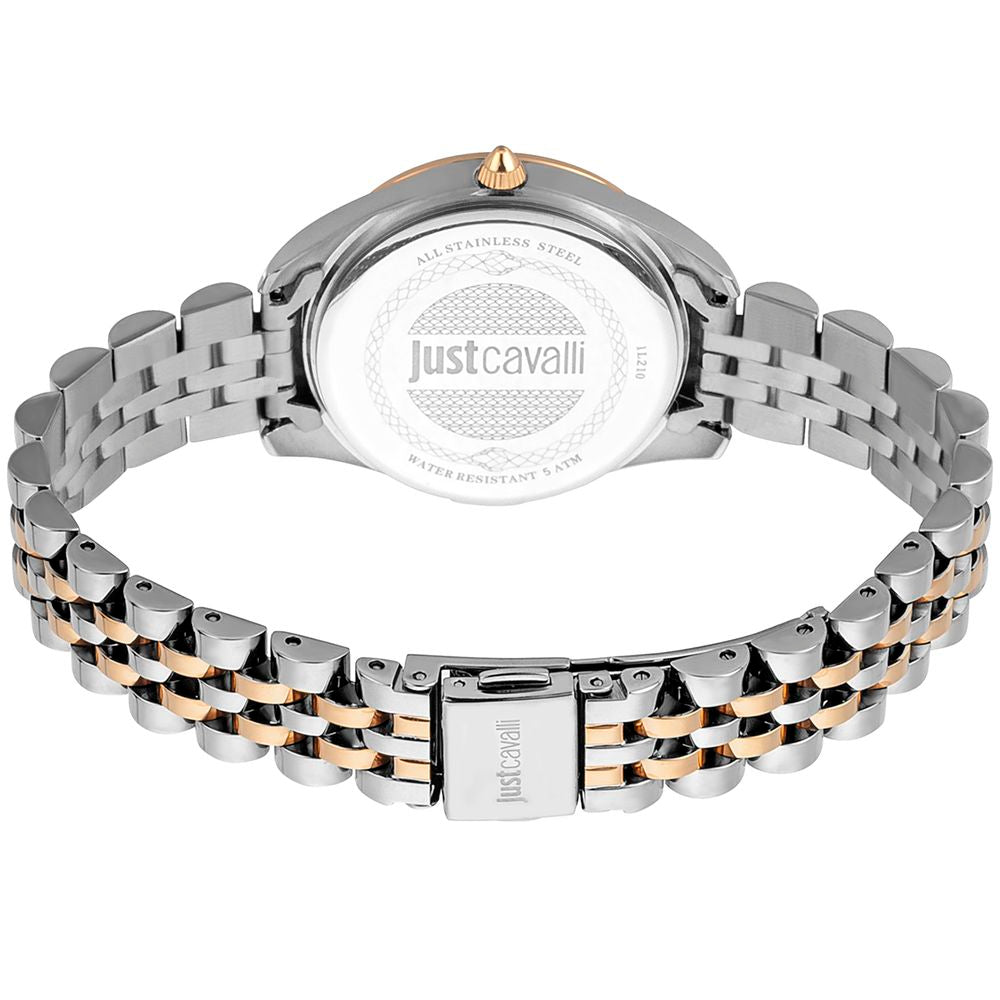 Just Cavalli Multicolor-Armbanduhr aus Edelstahl