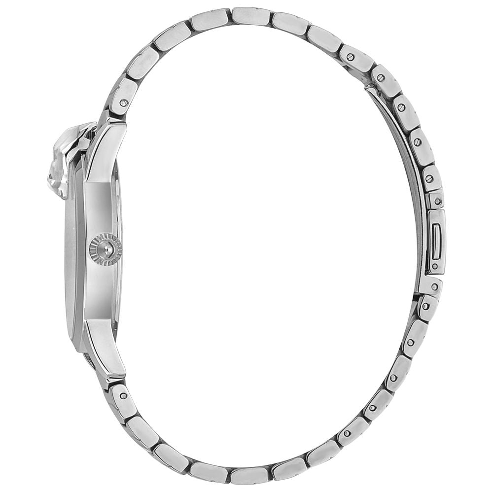Just Cavalli Elegante Edelstahl-Armbanduhr in Grau