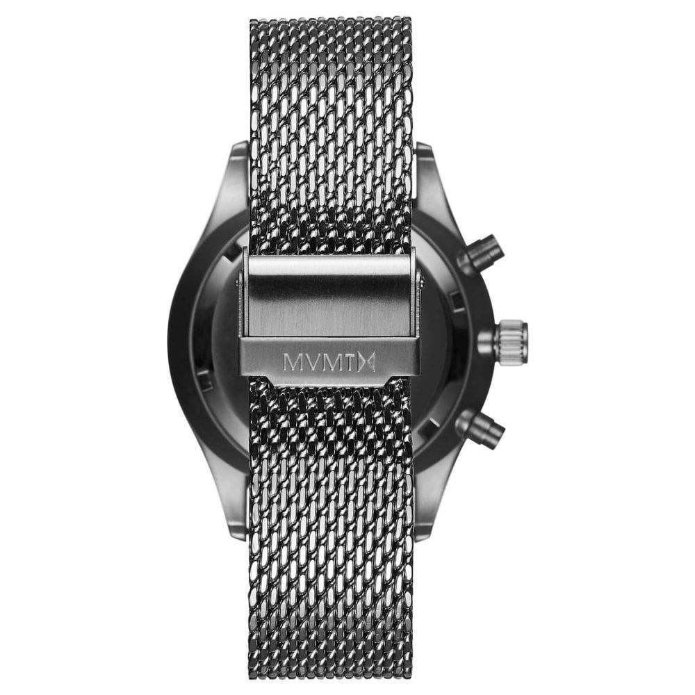 MVMT Graue Edelstahl-Dress-Watch