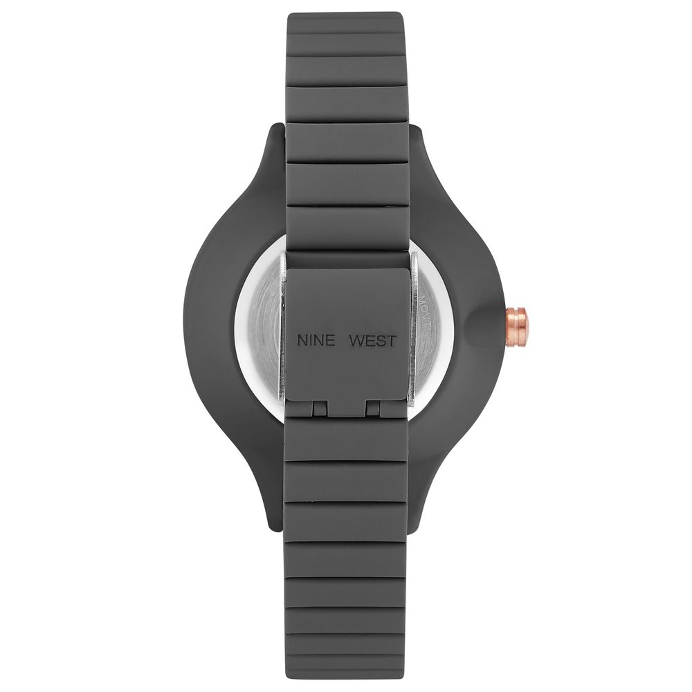 Nine West Graue Aluminium-Uhr