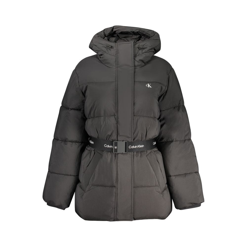 Calvin Klein Schwarze Nylon-Jacken & Mäntel