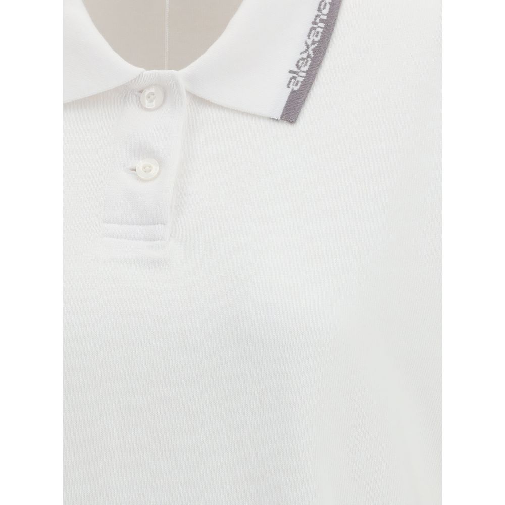 Alexander Wang Weißes Baumwoll-Freizeitkleid