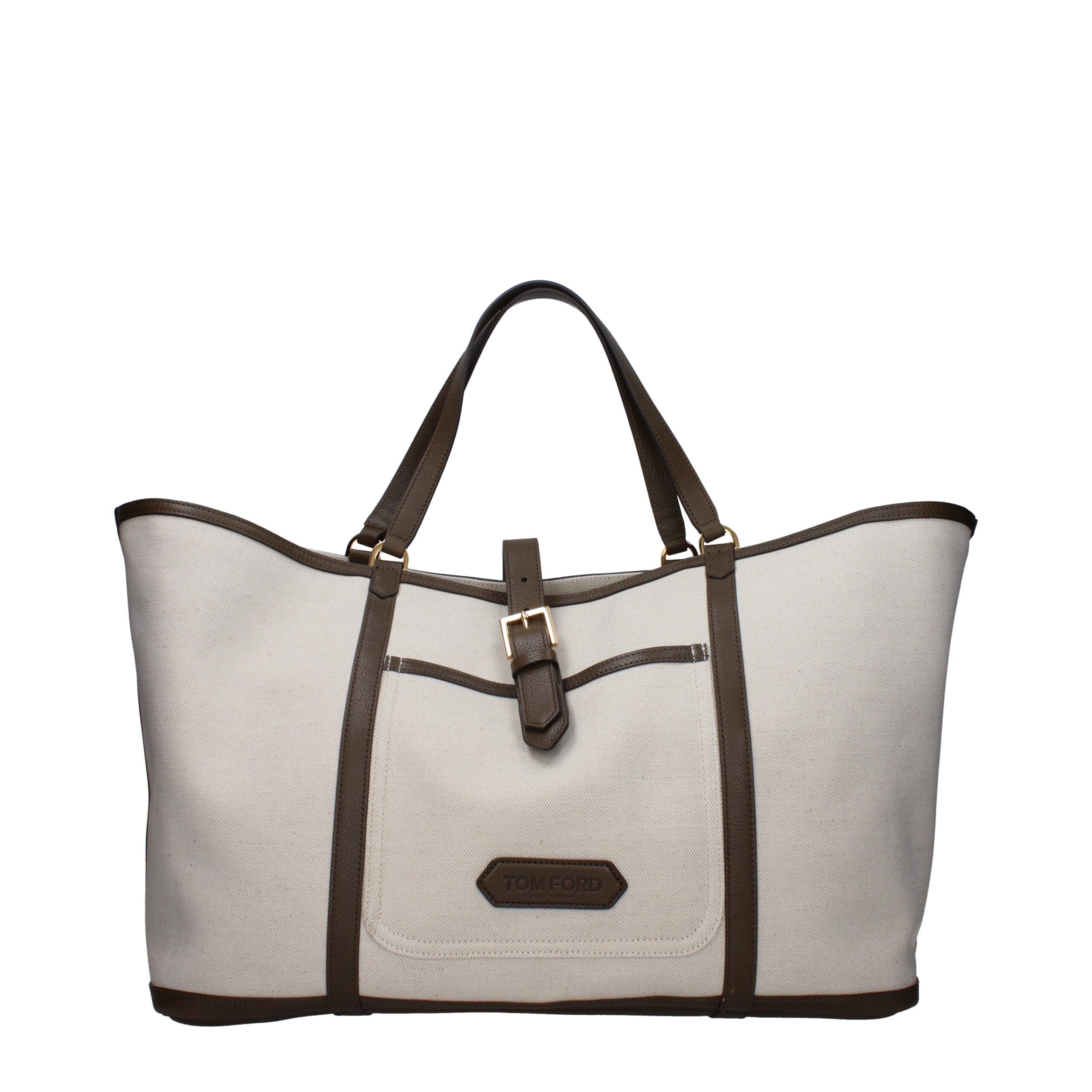 Tom Ford Beige Stoff-Reisetasche