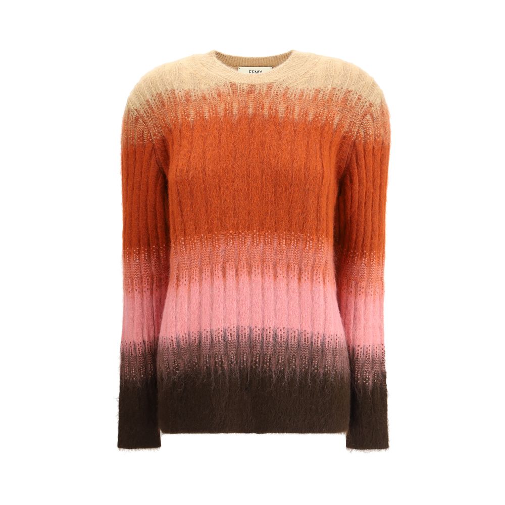Fendi Buntes Mohair-Sweatshirt
