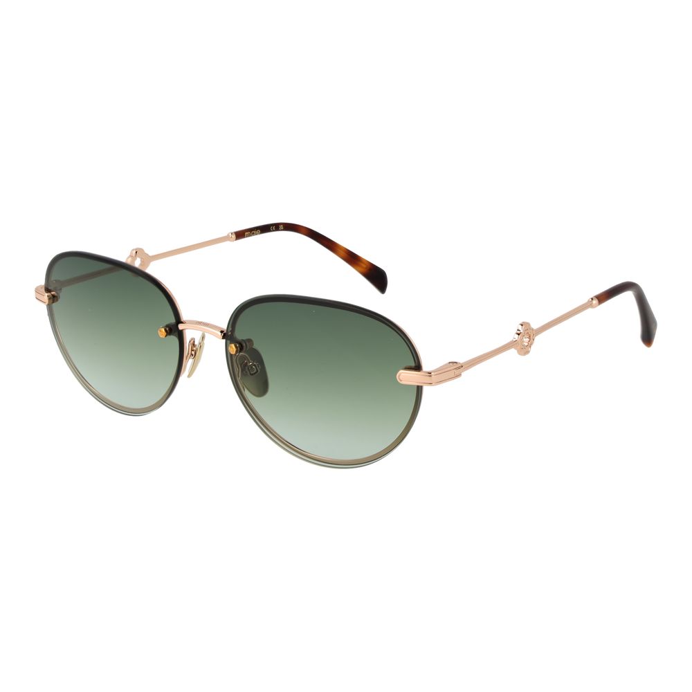 Maje Goldene Sonnenbrille aus Metall