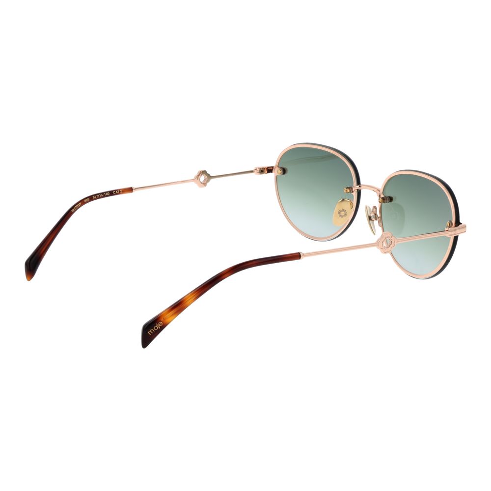 Maje Goldene Sonnenbrille aus Metall