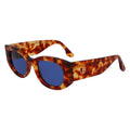 Victoria Beckham Brown Acetate Sunglasses