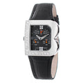 Laura Biagiotti Black Stainless Steel Dress Watch