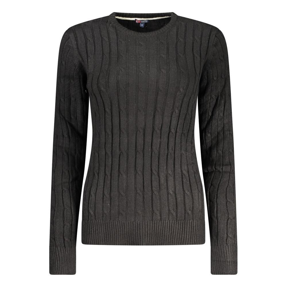 Norway 1963 Black Viscose Women's Sweater