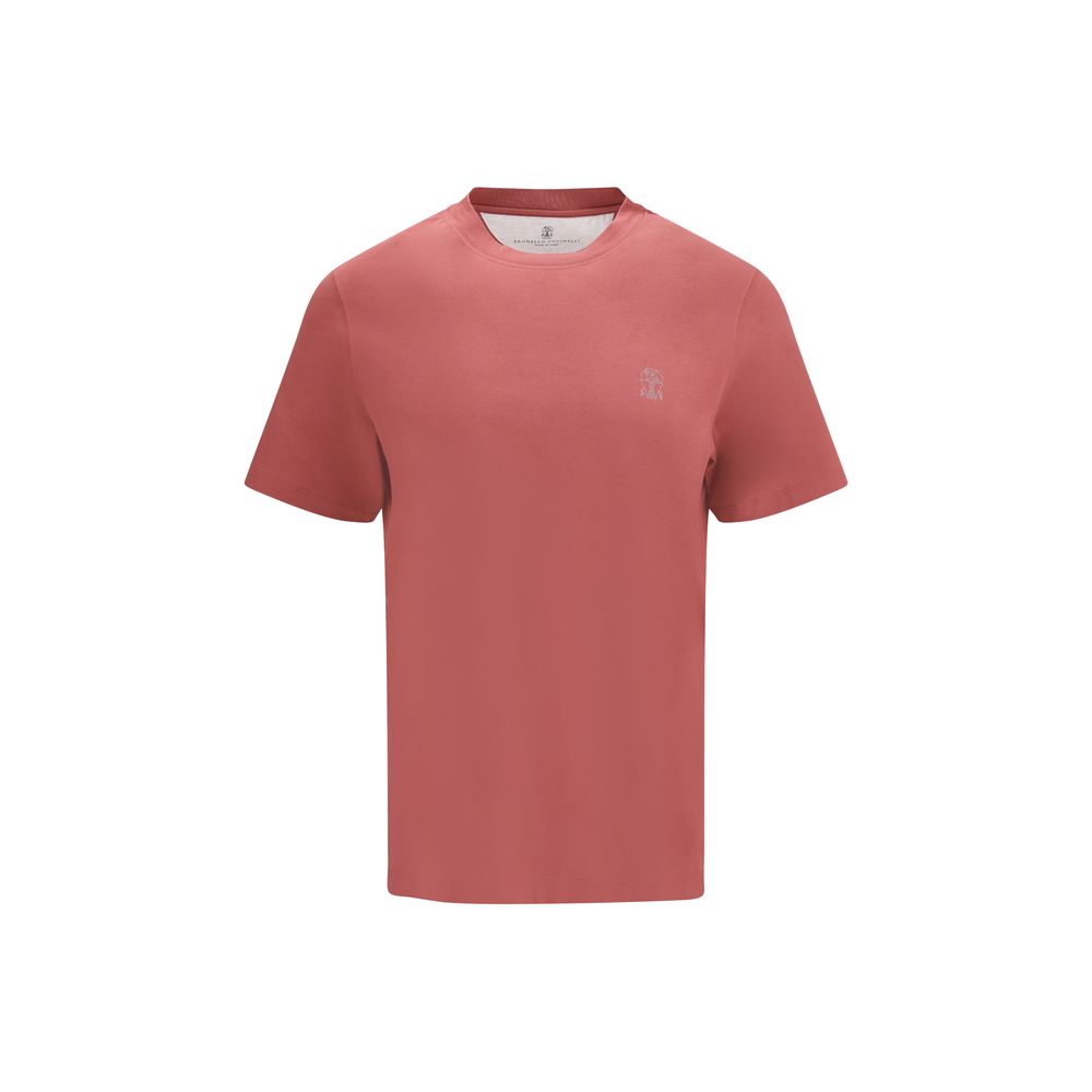 Brunello Cucinelli Multicolor Cotton Long Sleeve T-Shirt